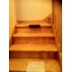 Habillage escalier 1/4 bois châtaigner (74560) 