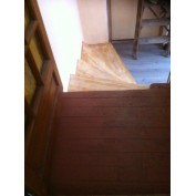 Escalier à rénover bois chêne argenté (69540)