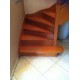 Habillage escalier 1/4 tournant châtaigner (69100) 