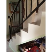 Habillage escalier finition coloris chêne (73250)