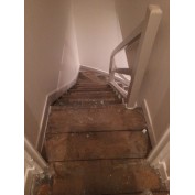 Recouvrir escalier 1/4 tournant chêne (69003) 