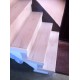 Habillage chataigner cerusé sur escalier béton
