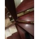Recouvrement escalier ouvert bois chêne argenté 
