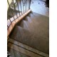 Habillage escalier intérieur béton ardoise (74800)