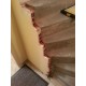 Habillage escalier béton chêne miel 