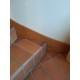 Habillage escalier béton chêne argenté