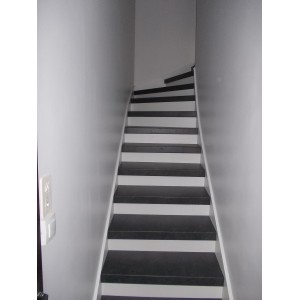 Escalier béton décor finition ardoise (38640)