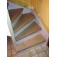 Escalier bois décor chêne MIEL (69230)