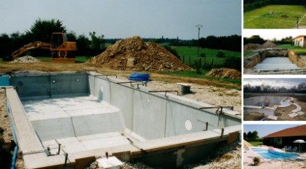 piscine beton vibre