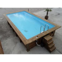 piscine bois 6mx3m